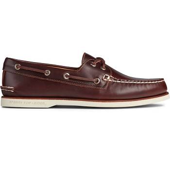 Sperry Gold Cup Authentic Original Orleans Bordove - Panske Mokasíny